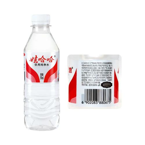 水小瓶水饮用水企业开会用水娃哈哈纯净水350ml24瓶整箱批发瓶装