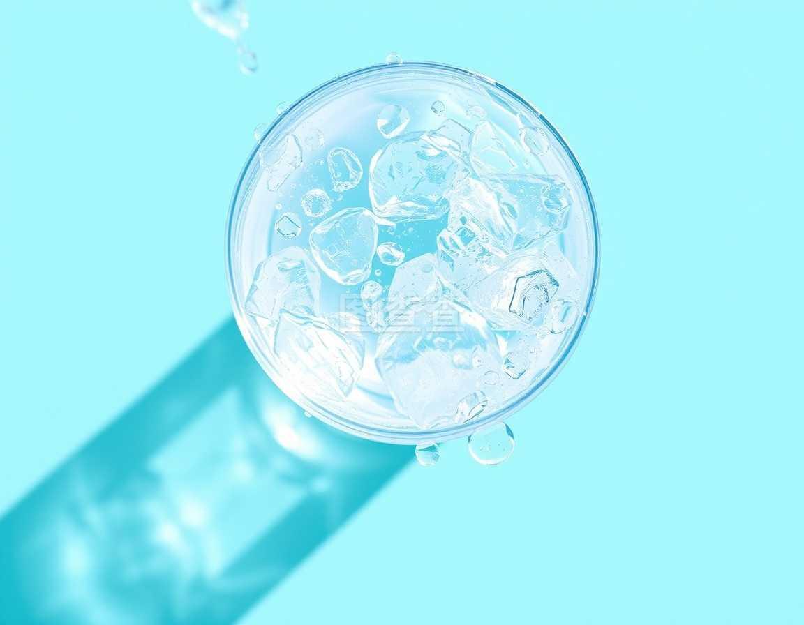 纯净、清洁和起泡的饮用水
