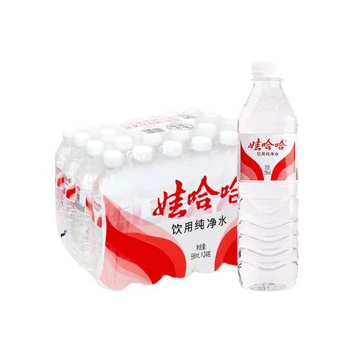 娃哈哈饮用纯净水24瓶纸箱塑膜家庭办公车载家用饮用水rxc