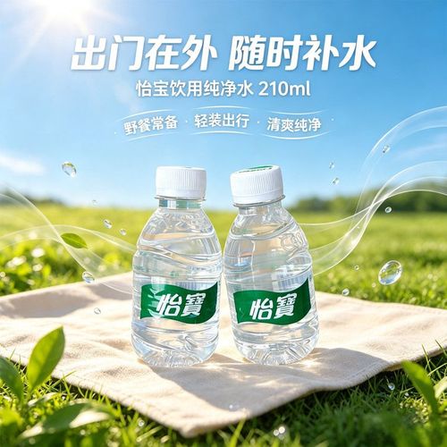 饮用纯净水210ml迷你小瓶纯净水口袋装户外运动旅行补水解渴